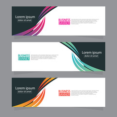 Banner background.modern template design.Vector illustration.