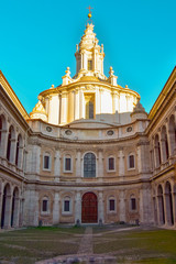 Fototapeta na wymiar Church of Sant'Ivo alla Sapienza in Rome