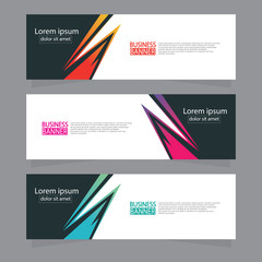 Banner background.modern template design.Vector illustration.