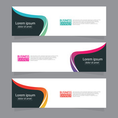 Banner background.modern template design.Vector illustration.