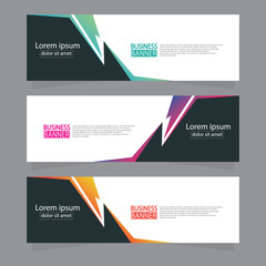 Banner background.modern template design.Vector illustration.