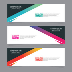 Naklejka premium Banner background.modern template design.Vector illustration.