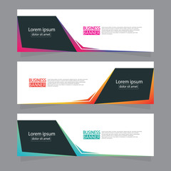 Banner background.modern template design.Vector illustration.