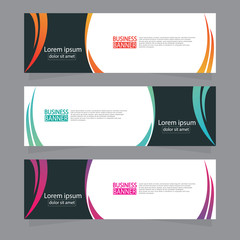 Banner background.modern template design.Vector illustration.