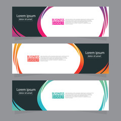 Banner background.modern template design.Vector illustration.