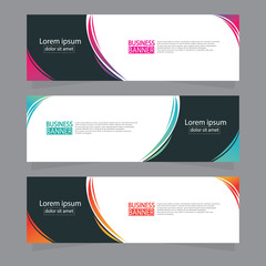 Banner background.modern template design.Vector illustration.