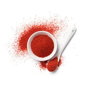 Bright red hot chilli pepper spice for tasty cooking