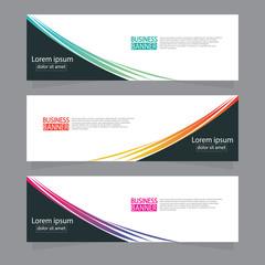 Fototapeta premium Banner background.modern template design.Vector illustration.