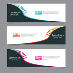 Banner background.modern template design.Vector illustration.