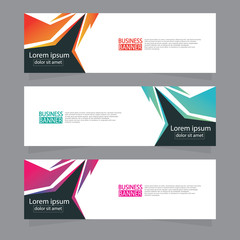 Banner background.modern template design.Vector illustration.