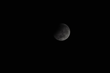 Lunar Eclipse moon, vie from jakarta 2017
