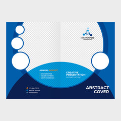 Creative cover design, modern graphic style, layout for booklets, catalogs, presentations