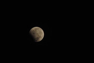 Lunar Eclipse moon, vie from jakarta 2017