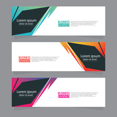Banner background.modern template design.Vector illustration.
