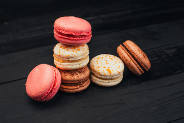 copy space, pile, copyspace, wooden, colourful, holiday, lay, lemon, love, pistachio, closeup, cuisine, chocolate, saucer, wedding, sandwich, sweet, french, colorful, biscuit, macaroon, background, tr