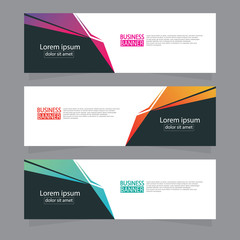 Banner background.modern template design.Vector illustration.