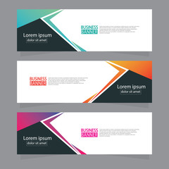 Banner background.modern template design.Vector illustration.