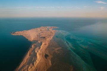 Ras mohammed national park og Egypt. Top view.