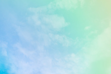 Fototapeta na wymiar cloud background with a pastel colour