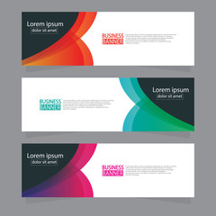 Banner background.modern template design.Vector illustration.