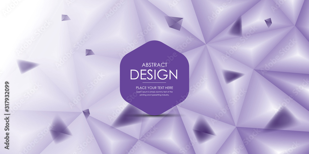 Aufkleber vector polygon abstract polygonal geometric triangle background