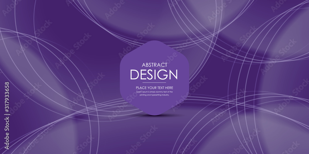 Poster abstract background with circle