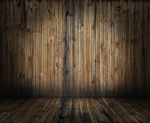 old wooden interior