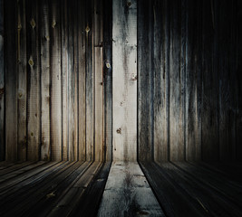old wooden interior