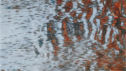 Trendy texture background with colorful paper stripes can use like modern design. Oil painting style. Good for wallpapers, posters, cards, invitations, websites.