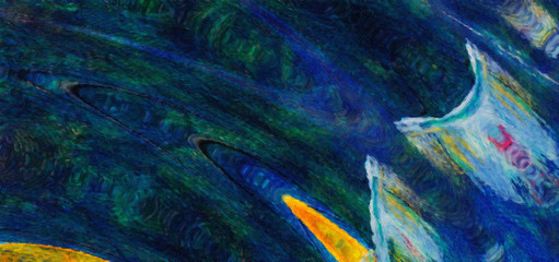 Fashion oil painting style abstract texture background, messy strokes and splashes on canvas