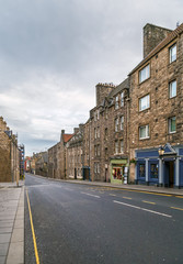 Fototapeta na wymiar Street in Edinburgh, Scotland
