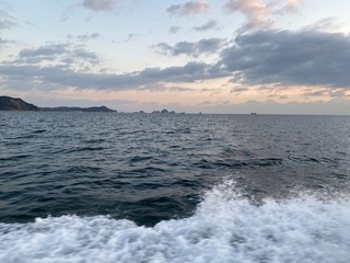 The view from the top of the ship.