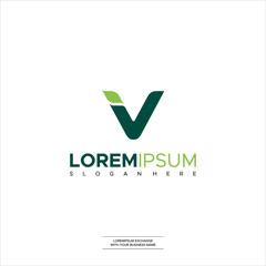 Letter V logo Modern Abstract Icon Symbol Template Design