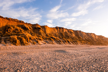 Rotes Kliff in Kampen auf Sylt an der Nordsee