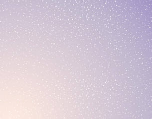 Snow fall. Vector drawing pattern