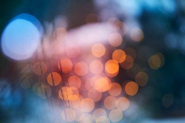 Abstract light bokeh background
