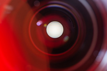 The lens camera   Dimension of color circle looks like stars and anchors.