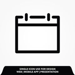 line date sign icon vector illustration