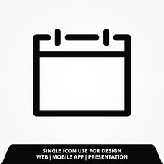 line date sign icon vector illustration