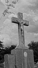 cross on cemetery