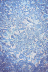 Icy glass natural pattern