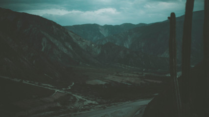 una hermosa vista casi en la noche en Cepitá (Santander - Colombia)