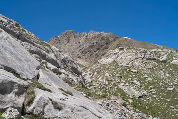 Fototapeta na wymiar Ligurian Alps, Valley Pesio and Tanaro natural park, northwestern Italy