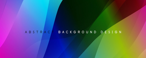 Trendy simple fluid color gradient abstract background with dynamic wave line effect. Vector Illustration For Wallpaper, Banner, Background, Card, Book Illustration, landing page