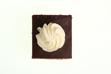 Cream Pie. Chocolate Sponge Cake filled with whipped cream.