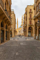 Fototapeta na wymiar Beirut, Lebanon - largest city and capital of Lebanon, Beirut presents a wonderful Old Town which merges both historical buildings and modern architecture
