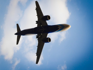 A perfect shot of airplane