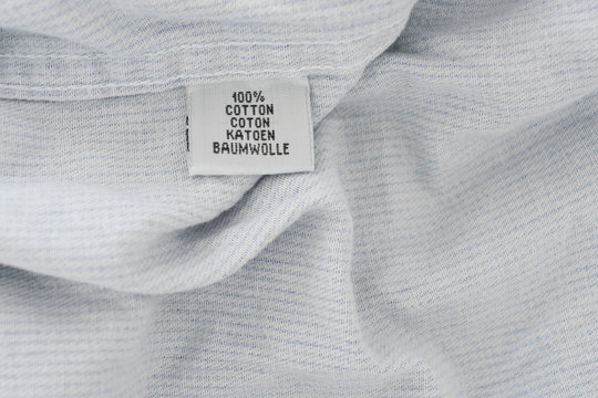 100 % Cotton - label 
