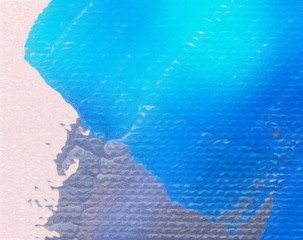 Macro detailed splashes and strokes of oil brush on paper. Simple colorful bright pattern. Old vintage rough texture. HQ design pattern. Shape close up painting.