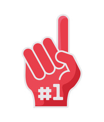 American football glove vector design